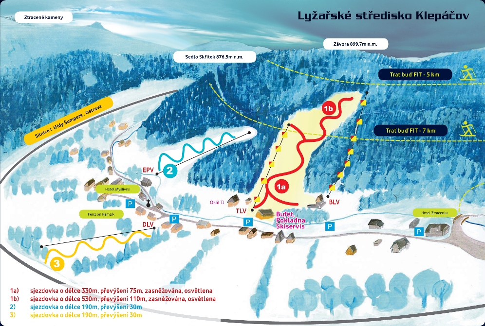 mapa areálu