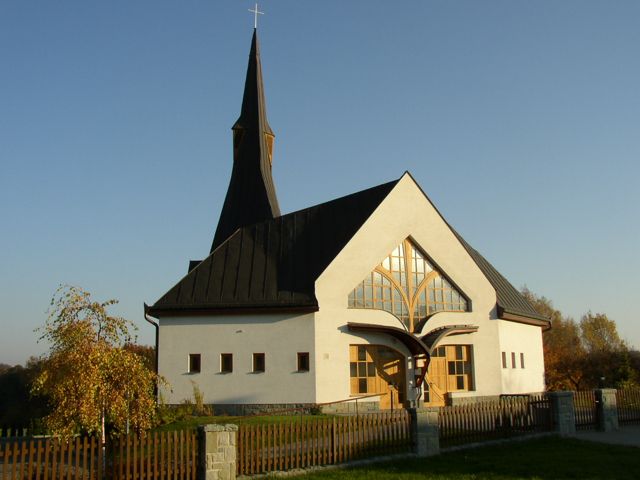 Pohled na kostel