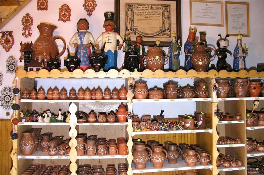 Obchod keramiky v muzeu